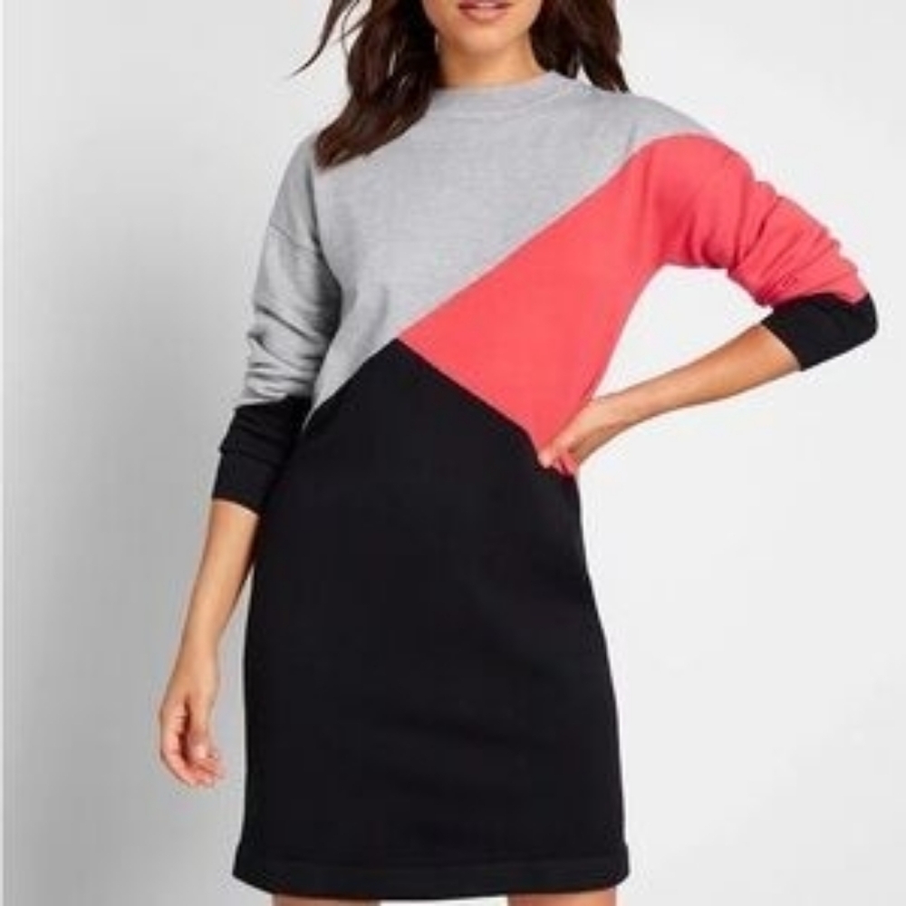 Sugarhill Brighton Colorblock Sweater Dress